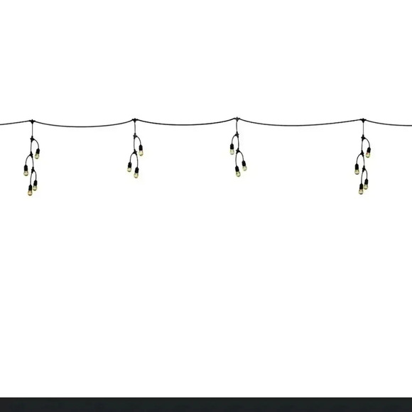 Feit Electric 12ft LED Outdoor Fence String Lights, 10 Sockets, 12pc. E26 Base - Picture 7 of 7